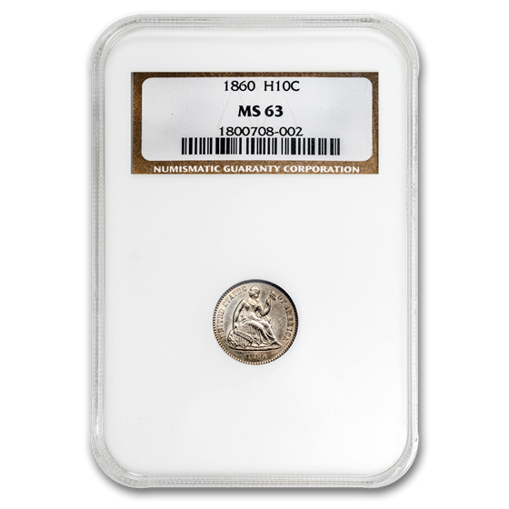1876 Liberty Seated Dime MS-63 NGC 1876 Liberty Seated Dime MS-63 NGC